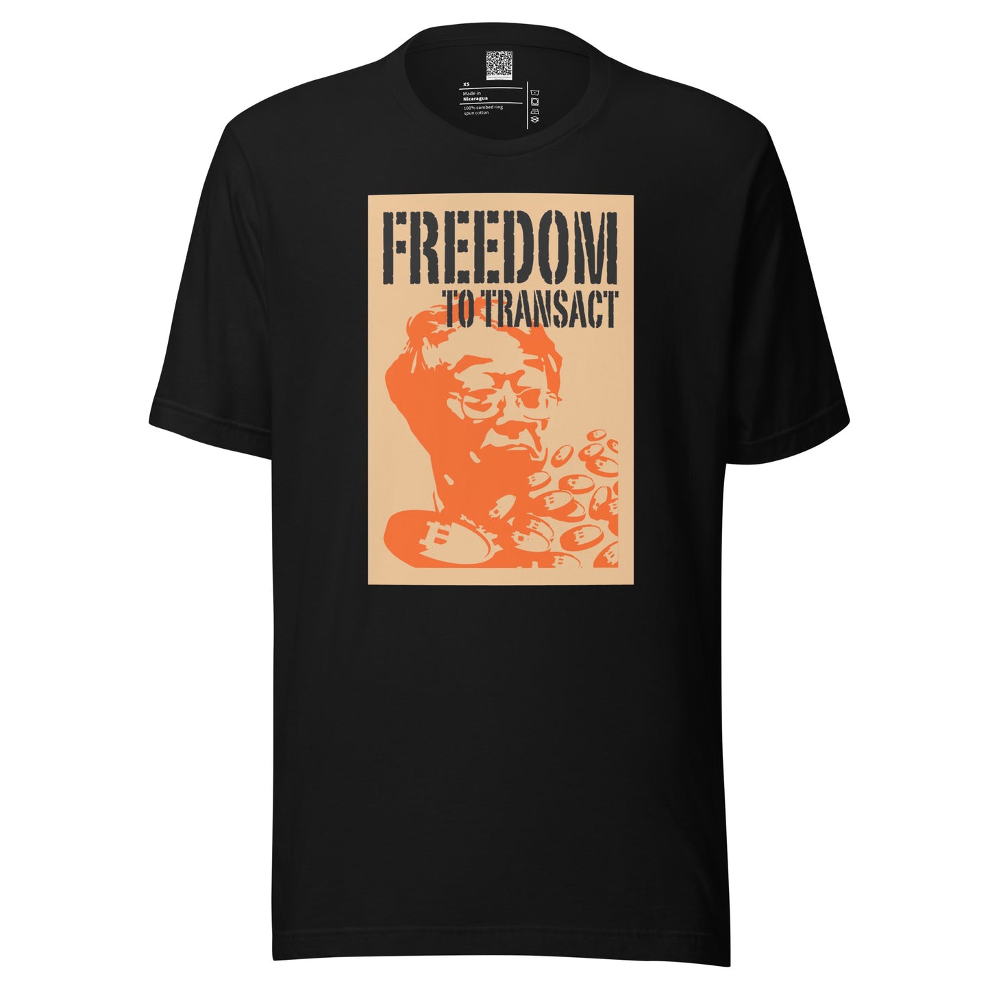 Unisex t-shirt - Nakamoto Freedom