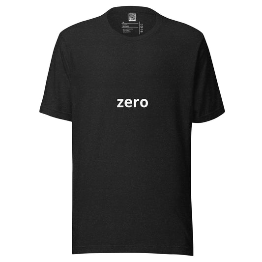 Unisex t-shirt - zero